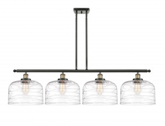 Bell - 4 Light - 48 inch - Black Antique Brass - Stem Hung - Island Light (3442|916-4I-BAB-G713-L)