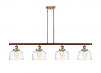 Bell - 4 Light - 48 inch - Antique Copper - Stem Hung - Island Light (3442|916-4I-AC-G713)