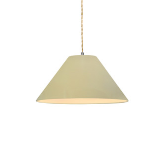 Small Avola 1-Light Pendant (254|CER-6640-VAN-NCKL-BEIG-TWST)