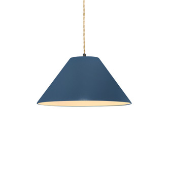 Small Avola 1-Light Pendant (254|CER-6640-MID-MBLK-BEIG-TWST-LED1-700)