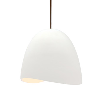 Medium Brisa 1-Light Pendant (254|CER-6613-BIS-DBRZ-RIGID)