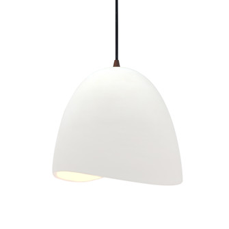 Small Brisa 1-Light Pendant (254|CER-6610-BIS-MBLK-BKCD-LED1-700)