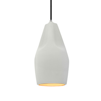 Tall Crease 1-Light Pendant (254|CER-6597-MTGD-NCKL-BKCD-LED1-700)