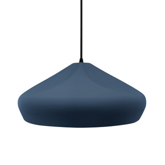 Large Crease 1-Light Pendant (254|CER-6595-MDMT-MBLK-BKCD-LED1-700)