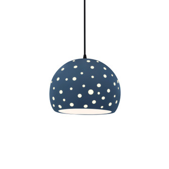 Small Globe 1-Light Pendant (254|CER-6580-MID-MBLK-BKCD-LED1-700)