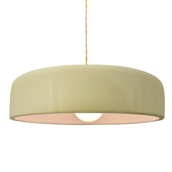 Large Spire 1-Light Pendant (254|CER-6575-VAN-NCKL-BEIG-TWST-LED1-700)