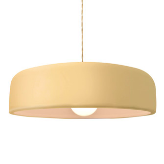 Large Spire 1-Light Pendant (254|CER-6575-MYLW-NCKL-BEIG-TWST-LED1-700)