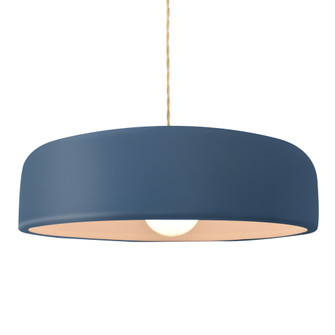 Large Spire 1-Light Pendant (254|CER-6575-MID-NCKL-BEIG-TWST-LED1-700)