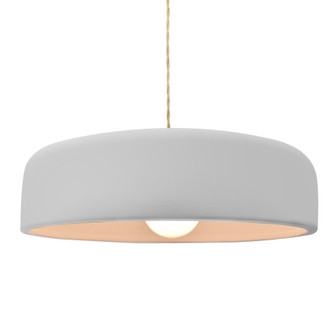 Large Spire 1-Light Pendant (254|CER-6575-BIS-NCKL-BEIG-TWST-LED1-700)