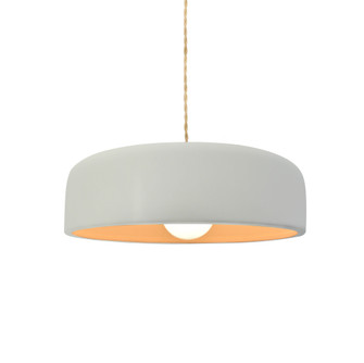 Small Spire 1-Light Pendant (254|CER-6571-MTGD-BRSS-BEIG-TWST-LED1-700)