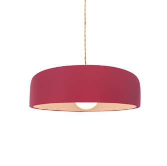 Small Spire 1-Light Pendant (254|CER-6571-CRSE-MBLK-BEIG-TWST)