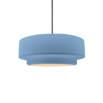 Small Tier 1-Light Pendant (254|CER-6540-SKBL-NCKL-RIGID)