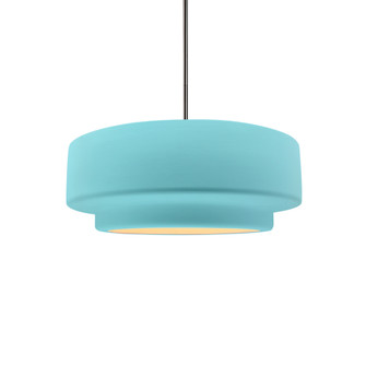 Small Tier 1-Light Pendant (254|CER-6540-RFPL-NCKL-RIGID-LED1-700)