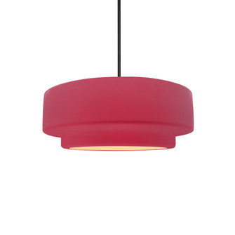 Small Tier 1-Light Pendant (254|CER-6540-CRSE-MBLK-RIGID)