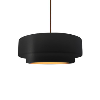 Small Tier 1-Light Pendant (254|CER-6540-CBGD-BRSS-RIGID)