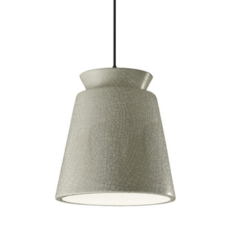 Tall Trapezoid 1-Light Pendant (254|CER-6427-CKC-MBLK-BKCD-LED1-700)