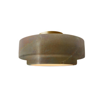 Small Tier LED Semi-Flush (254|CER-6360-SLTR-BRSS-LED1-700)