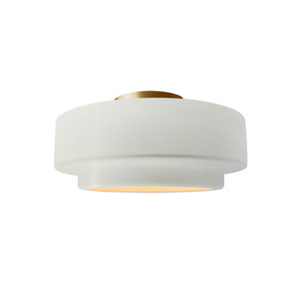 Small Tier Semi-Flush (254|CER-6360-MAT-BRSS-LED1-700)