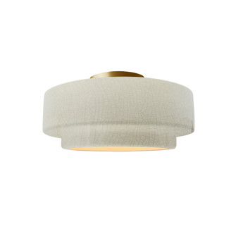 Small Tier Semi-Flush (254|CER-6360-CRK-BRSS-LED1-700)