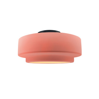 Small Tier Semi-Flush (254|CER-6360-BSH-MBLK-LED1-700)