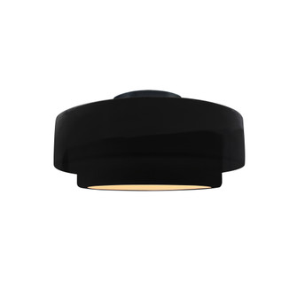 Small Tier Semi-Flush (254|CER-6360-BLK-MBLK)