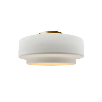Small Tier Semi-Flush (254|CER-6360-BIS-BRSS-LED1-700)