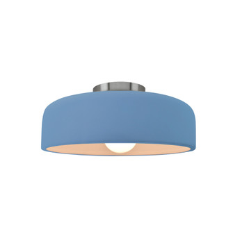 Small Spire Semi-Flush (254|CER-6340-SKBL-NCKL)