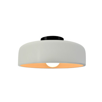 Small Spire Semi-Flush (254|CER-6340-MTGD-MBLK)
