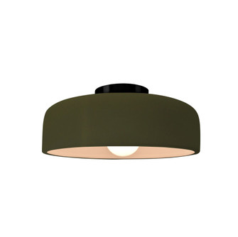 Small Spire Semi-Flush (254|CER-6340-MGRN-MBLK)