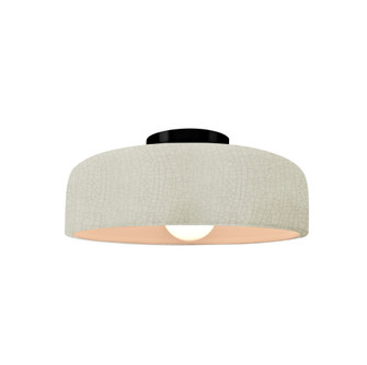 Small Spire Semi-Flush (254|CER-6340-CRK-MBLK)