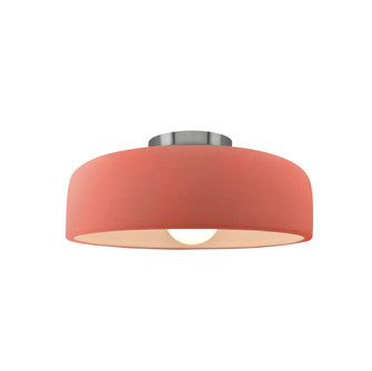 Small Spire Semi-Flush (254|CER-6340-BSH-NCKL)