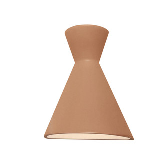 Retro LED Wall Sconce - Open Top and Bottom (254|CER-3105-ADOB)