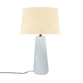 Tower Portable w/ Fabric Shade (254|CER-2585-WHT-CREM)