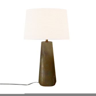 Tower Portable w/ Fabric Shade (254|CER-2585-SLTR-WHTE)