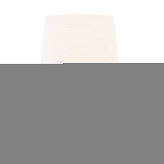 Tower Portable w/ Fabric Shade (254|CER-2585-ANTG-WHTE)