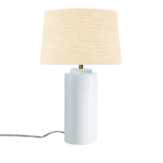 Spire Portable w/ Fabric Shade (254|CER-2575-WHT-CREM)