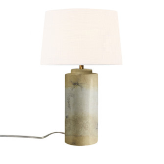 Spire Portable w/ Fabric Shade (254|CER-2575-TRAG-WHTE)