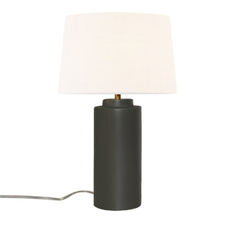 Spire Portable w/ Fabric Shade (254|CER-2575-PWGN-WHTE)