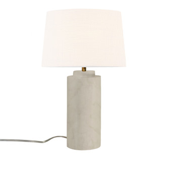 Spire Portable w/ Fabric Shade (254|CER-2575-PATA-WHTE)