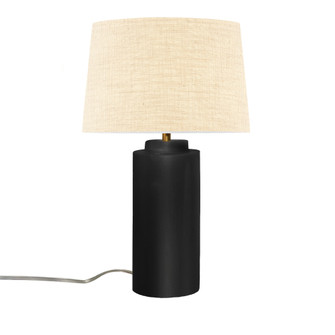 Spire Portable w/ Fabric Shade (254|CER-2575-BLK-CREM)