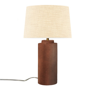 Spire Portable w/ Fabric Shade (254|CER-2575-ANTC-CREM)