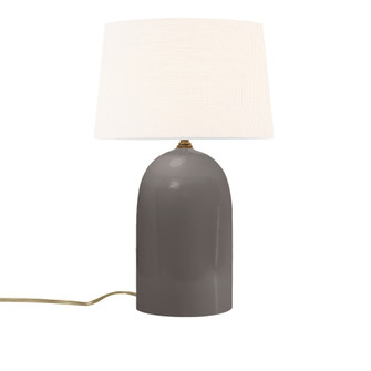 Tall Kava Portable w/ Fabric Shade (254|CER-2565-GRY-WHTE)