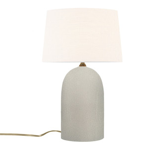 Tall Kava Portable w/ Fabric Shade (254|CER-2565-CRK-WHTE)
