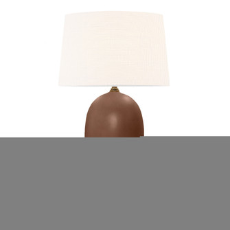 Tall Kava Portable w/ Fabric Shade (254|CER-2565-CLAY-WHTE)