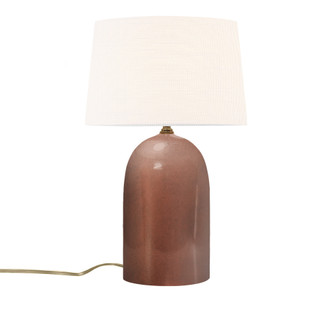Tall Kava Portable w/ Fabric Shade (254|CER-2565-ANTC-WHTE)