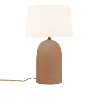 Tall Kava Portable w/ Fabric Shade (254|CER-2565-ADOB-WHTE)