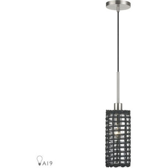 1 Light Brushed Nickel Mini Pendant (108|60451-91)