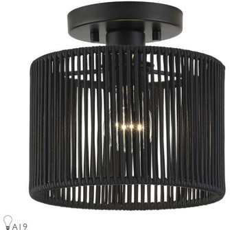 1 Light Black Small Semi-Flush (108|60264-04)