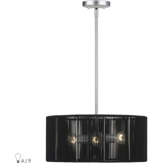 3 Light Painted Nickel Pendant Chandelier (108|60246-81)