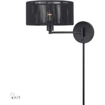 1 Light Black Swing Arm Wall Lamp (108|60237-04)